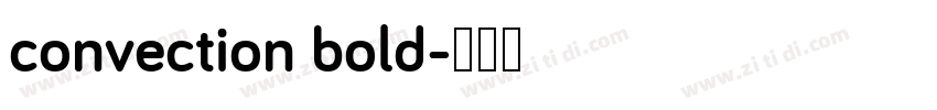 convection bold字体转换